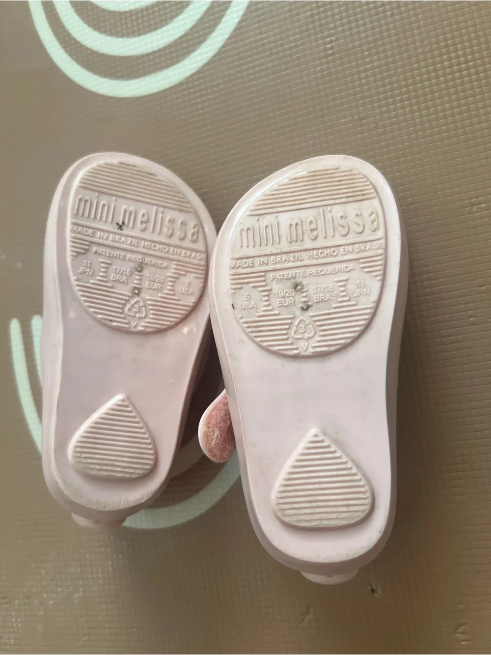 Mini Melissa Pink Bulldog Mary Jane Sandals